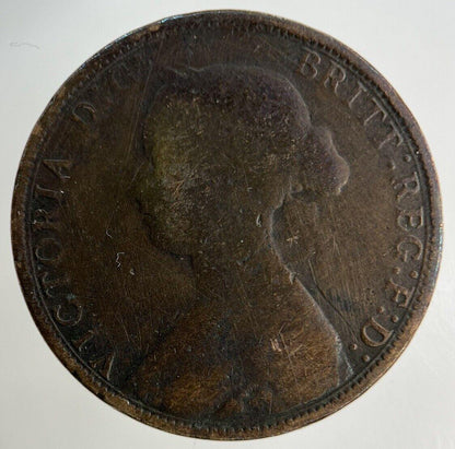 1862 Victoria Half-Penny Coin | Collectable Grade