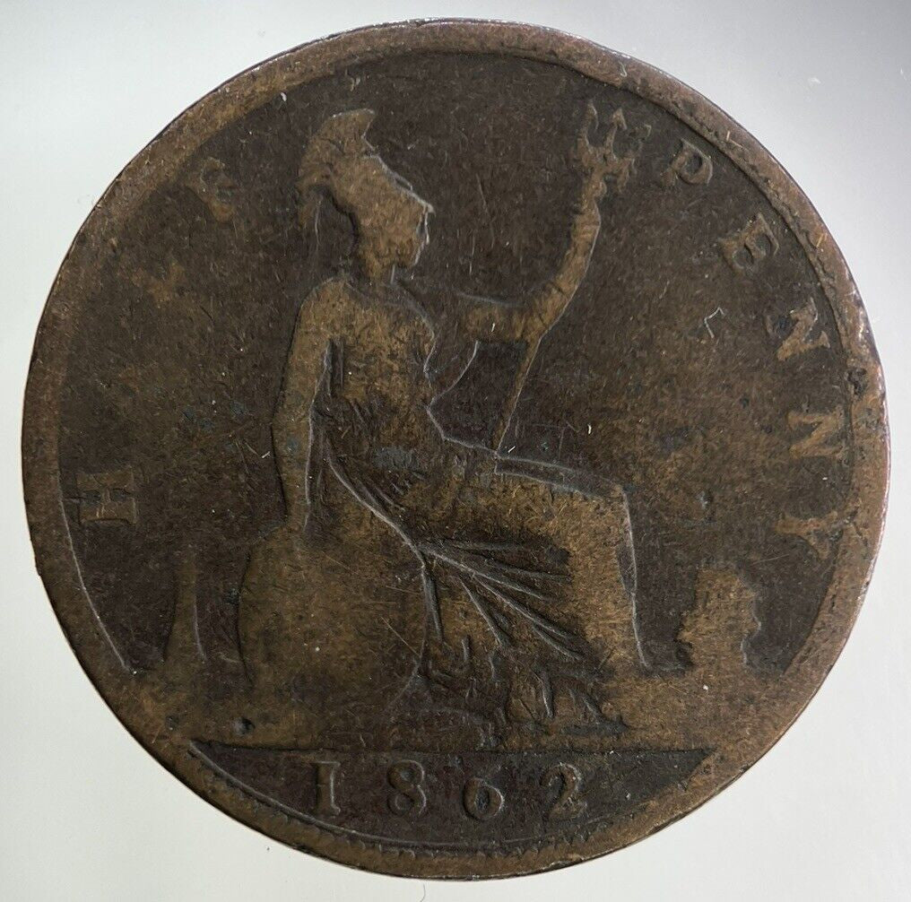 1862 Victoria Half-Penny Coin | Collectable Grade