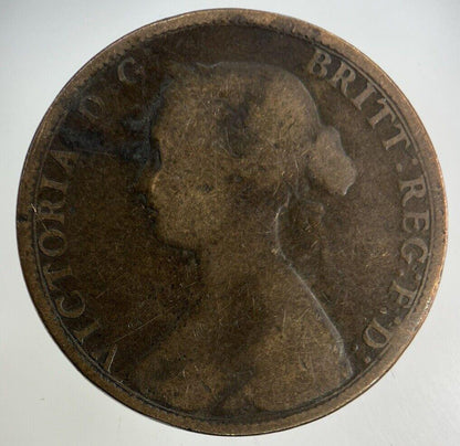 1862 Victoria Half-Penny Coin | Collectable Grade