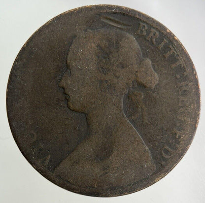 1862 Victoria Half-Penny Coin | Collectable Grade