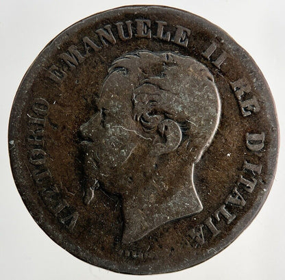 1862 Italy 5 Centesimi Coin | Collectable Grade