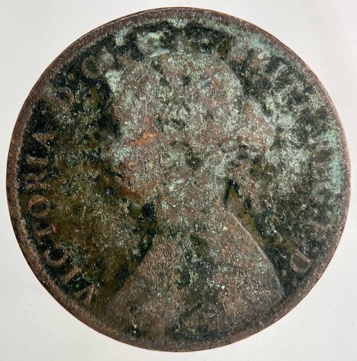 1862 Victoria Half-Penny Coin | Collectable Grade