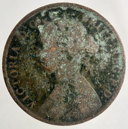 1862 Victoria Half-Penny Coin | Collectable Grade
