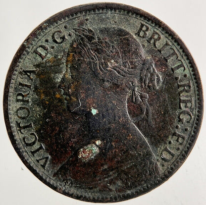 1862 Victoria Farthing Coin | Collectable Grade