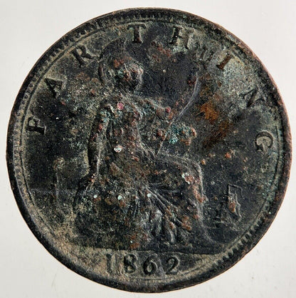 1862 Victoria Farthing Coin | Collectable Grade
