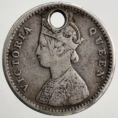 1862 Victoria 2 Anna Silver Coin | Collectable Grade | a5437