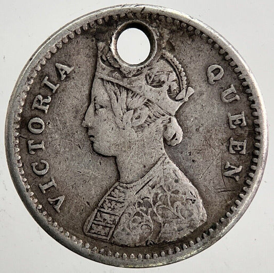 1862 Victoria 2 Anna Silver Coin | Collectable Grade | a5437