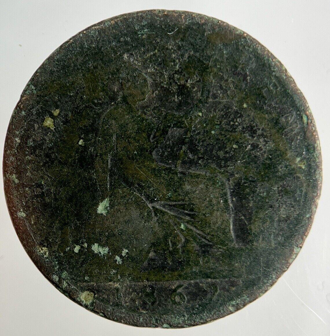 1862 Victoria Half-Penny Coin | Collectable Grade