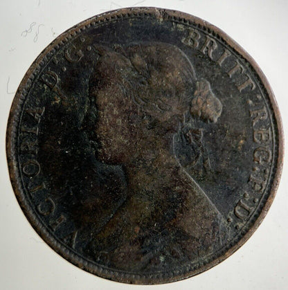 1862 Victoria Half-Penny Coin | Collectable Grade