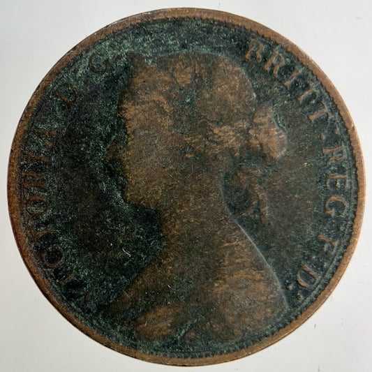 1862 Victoria Half-Penny Coin | Collectable Grade