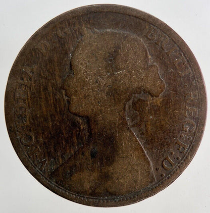 1862 Victoria Half-Penny Coin | Collectable Grade