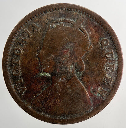 1862 Victoria One Quarter 1/4 Anna Coin | Collectable Grade