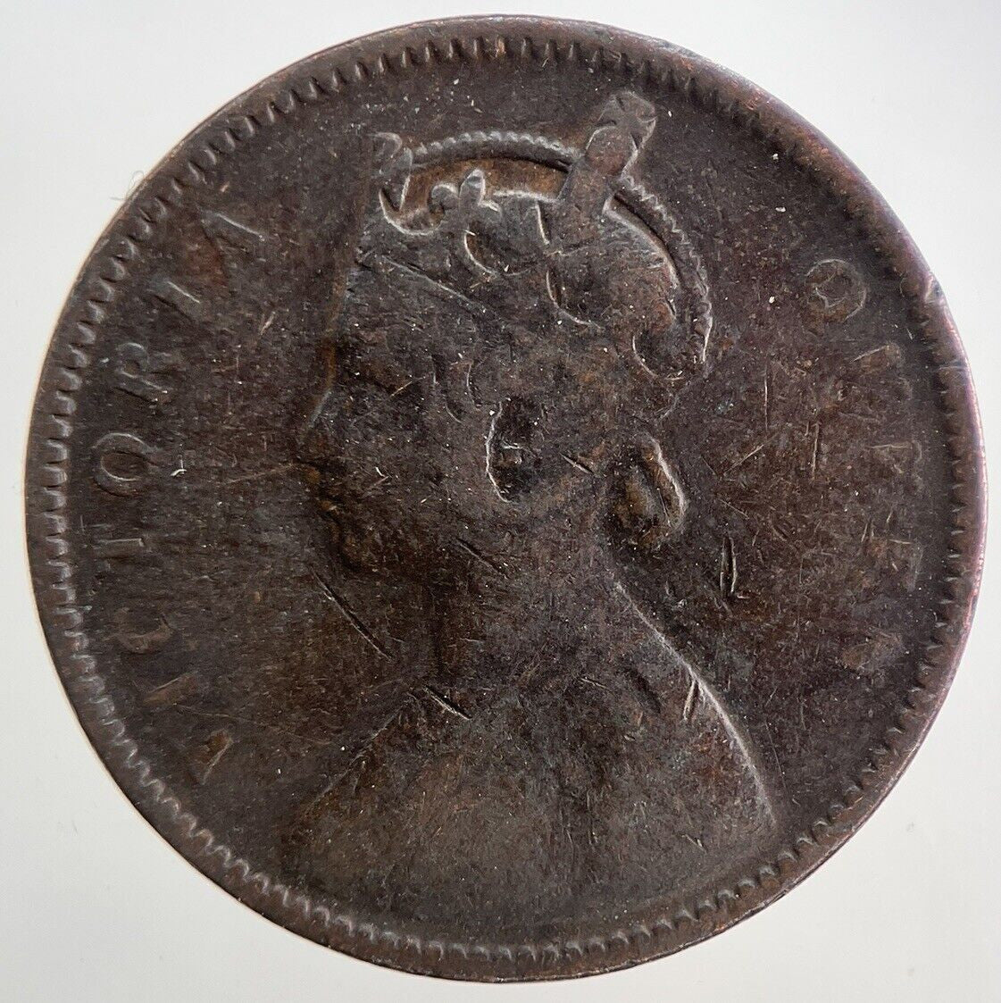 1862 India 1/4 Quarter Anna Coin | Collectable Grade