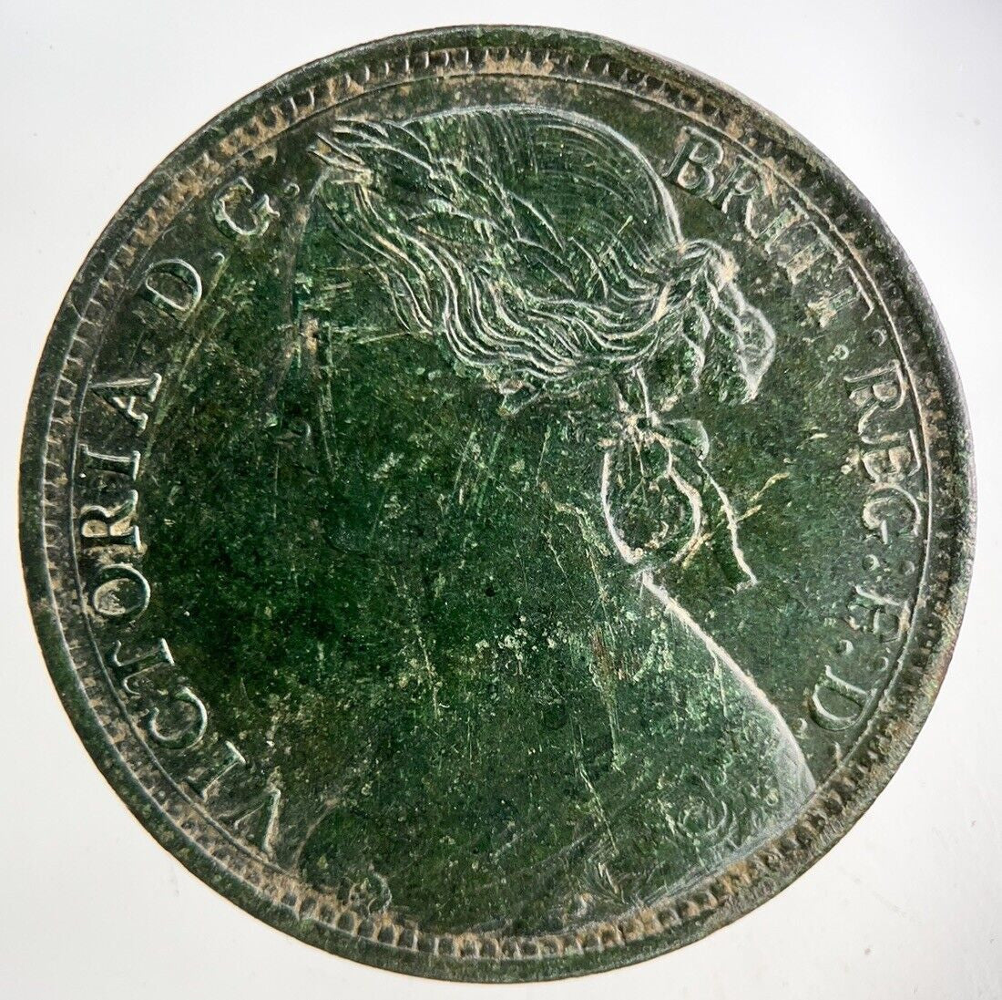 1862 Victoria One Penny Coin | Very High Grade