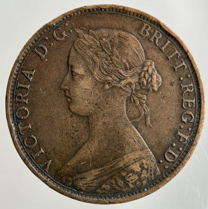 1862 Victoria Half-Penny Coin | Very High Grade