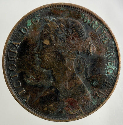 1862 Victoria Half-Penny Coin | Very High Grade