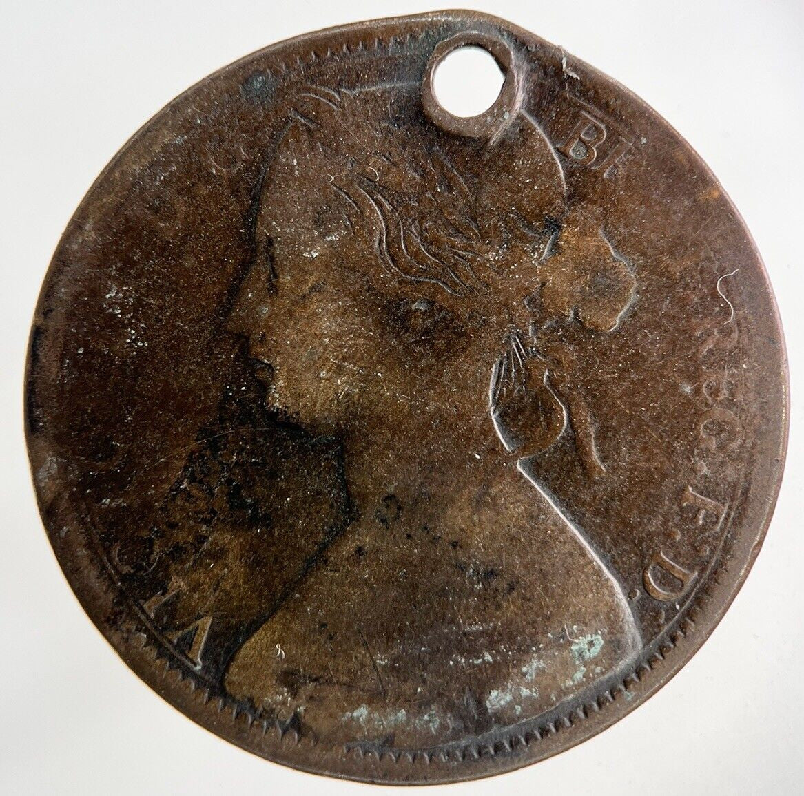 1862 Victoria One Penny Coin | Collectable Grade