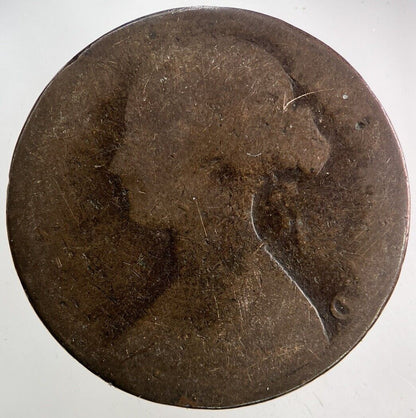 1862 Victoria One Penny Coin | Collectable Grade