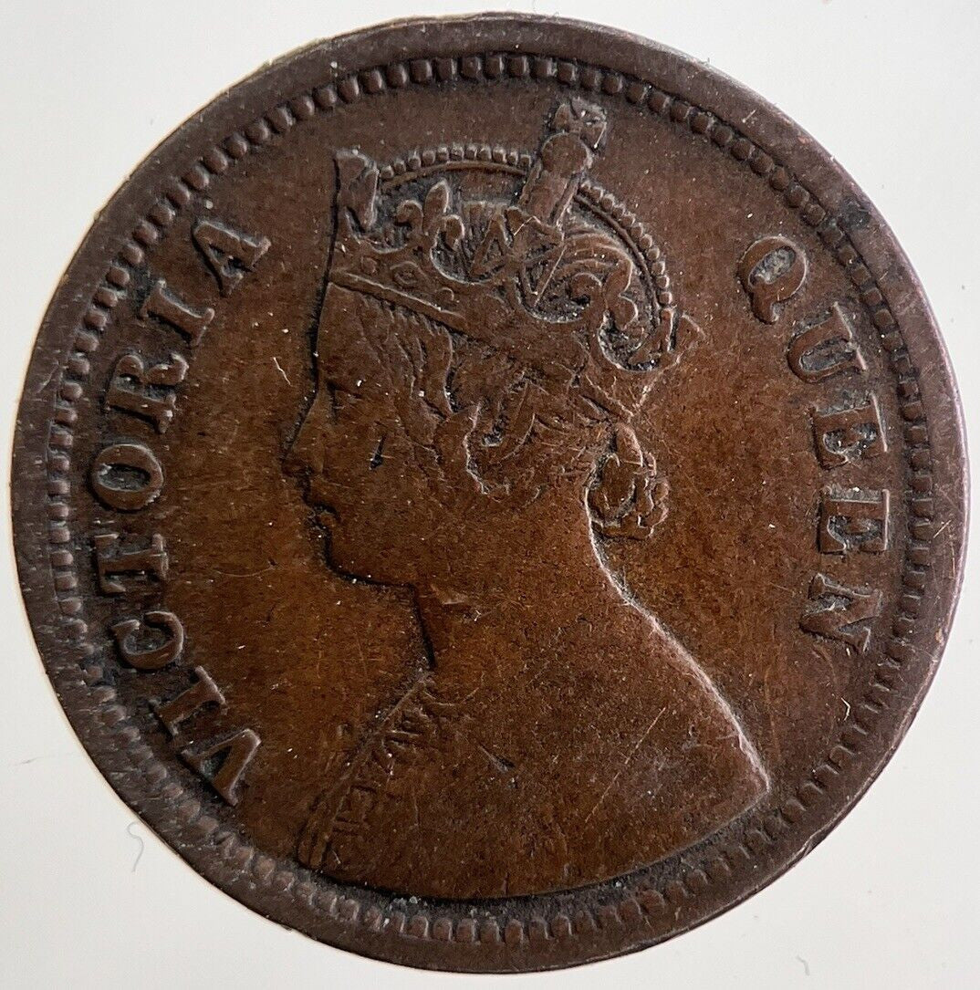 1862 India 1/2 Half Pice Coin | Fine Collectable Grade | a5552