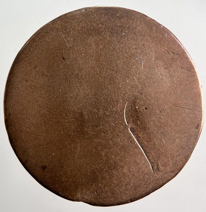 1862 Victoria One Penny Coin | Worn Grade