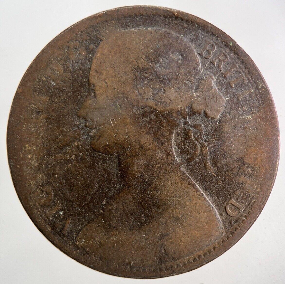 1863 Victoria One Penny Coin | Collectable Grade