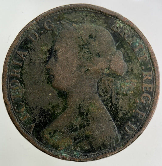 1863 Victoria Half-Penny Coin | Collectable Grade