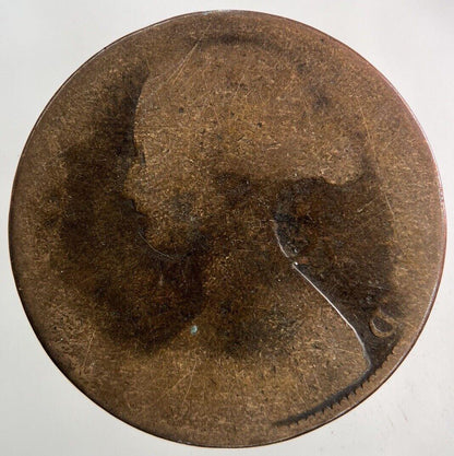 1863 Victoria One Penny Coin | Collectable Grade