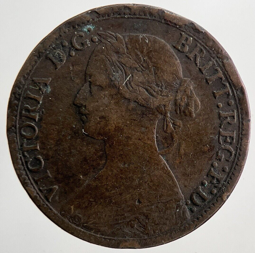 1864 Victoria Farthing Coin | Fine Collectable Grade | a8635