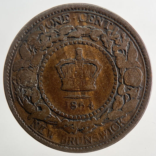 1864 Canada Nova Scotia One Cent Coin | Collectable Grade