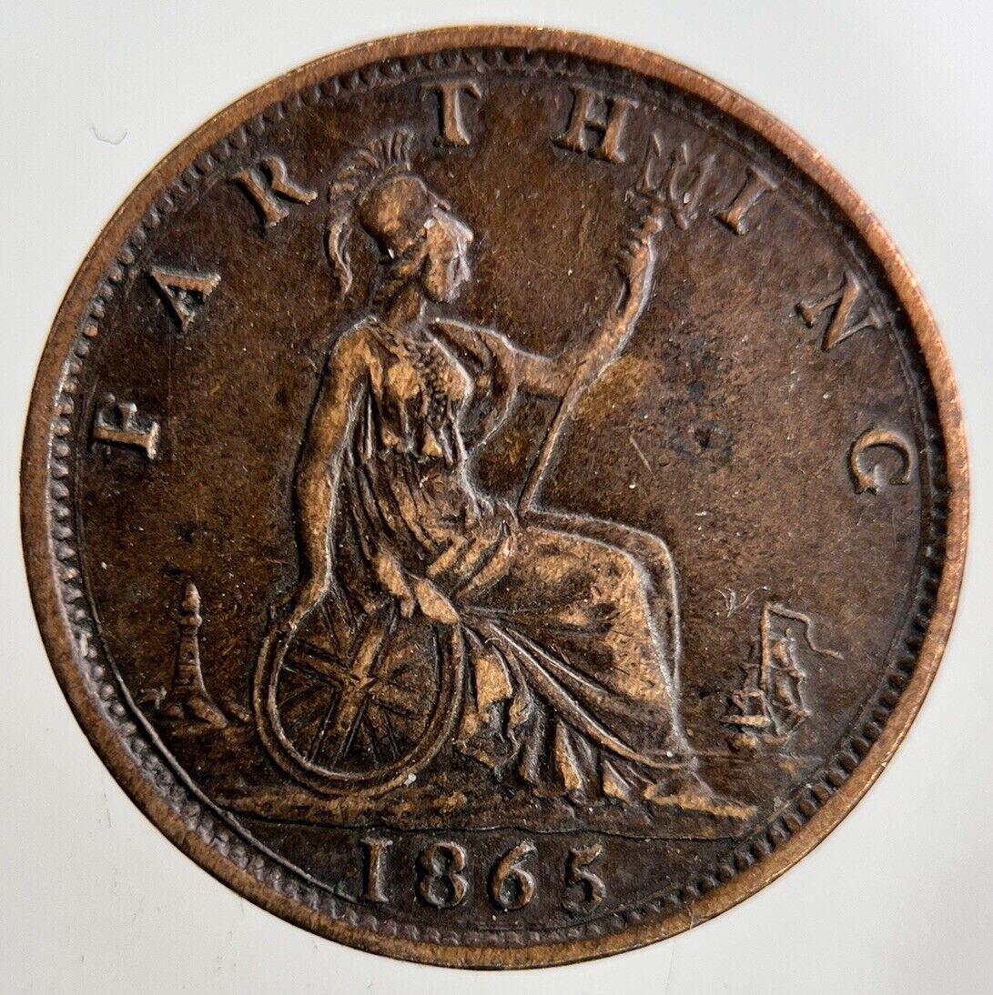 1865 Victoria Farthing Coin | Fine Collectable Grade