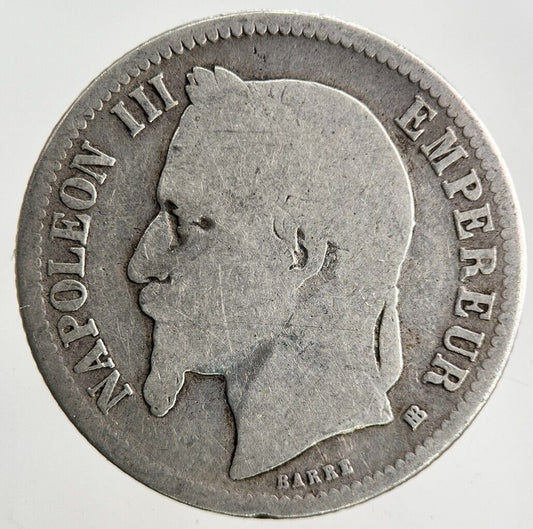 1866 France 1 Franc Silver Coin | Collectable Grade