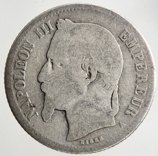 1866 France 1 Franc Silver Coin | Collectable Grade