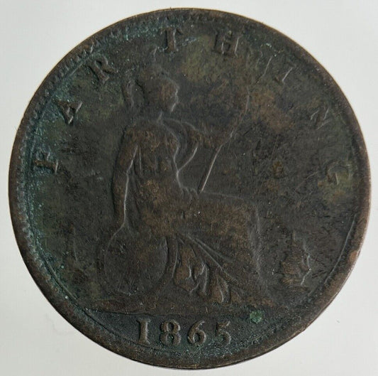 1865 Victoria Farthing Coin | Collectable Grade