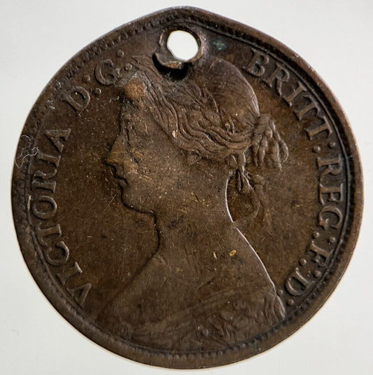 1865 Victoria Farthing Coin | Collectable Grade