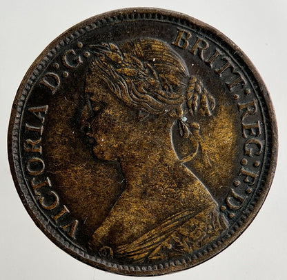 1865 Victoria Farthing Coin | Fine Collectable Grade