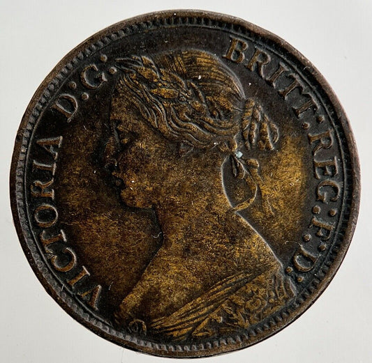1865 Victoria Farthing Coin | Fine Collectable Grade