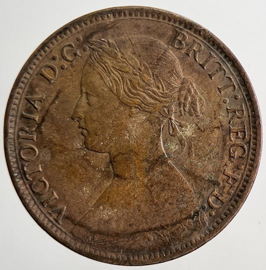 1866 Victoria Farthing Coin | Fine Collectable Grade