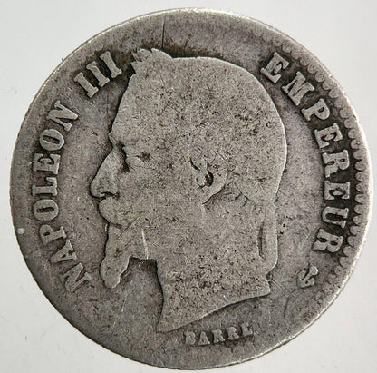 1867 France 20 Cent Silver Coin | Collectable Grade