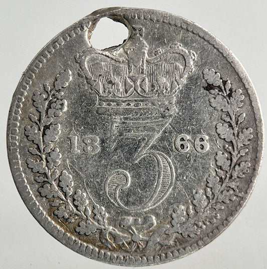 1866 Victoria Threepence Silver Coin | Collectable Grade