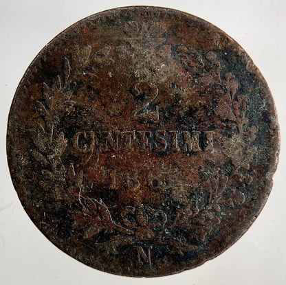 1866 Italy 2 Centesimi Coin | Collectable Grade