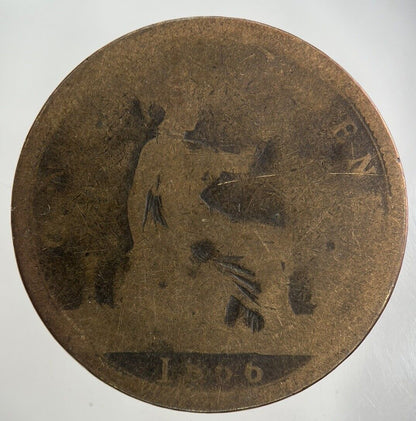 1866 Victoria One Penny Coin | Fair Grade