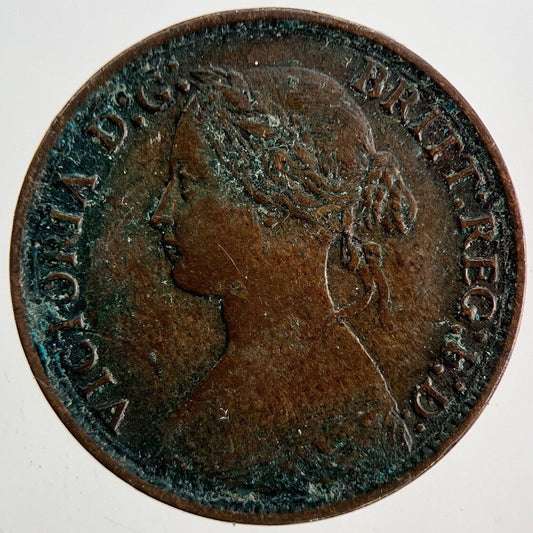 1866 Victoria Farthing Coin | Fine Collectable Grade