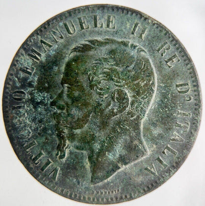 1867 Italy 10 Centesimi Coin | Fine Collectable Grade