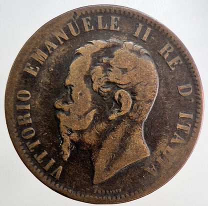 1867 Italy 10 Centesimi Coin | Collectable Grade | a6229