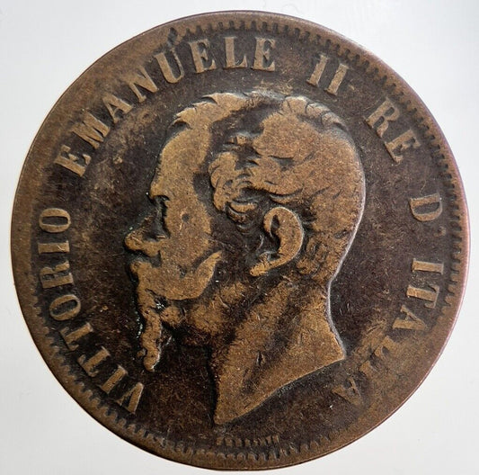 1867 Italy 10 Centesimi Coin | Collectable Grade | a6229