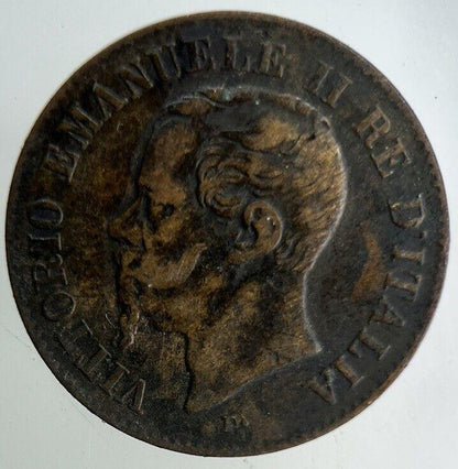 1867 Italy 10 Centesimi Coin | Fine Collectable Grade