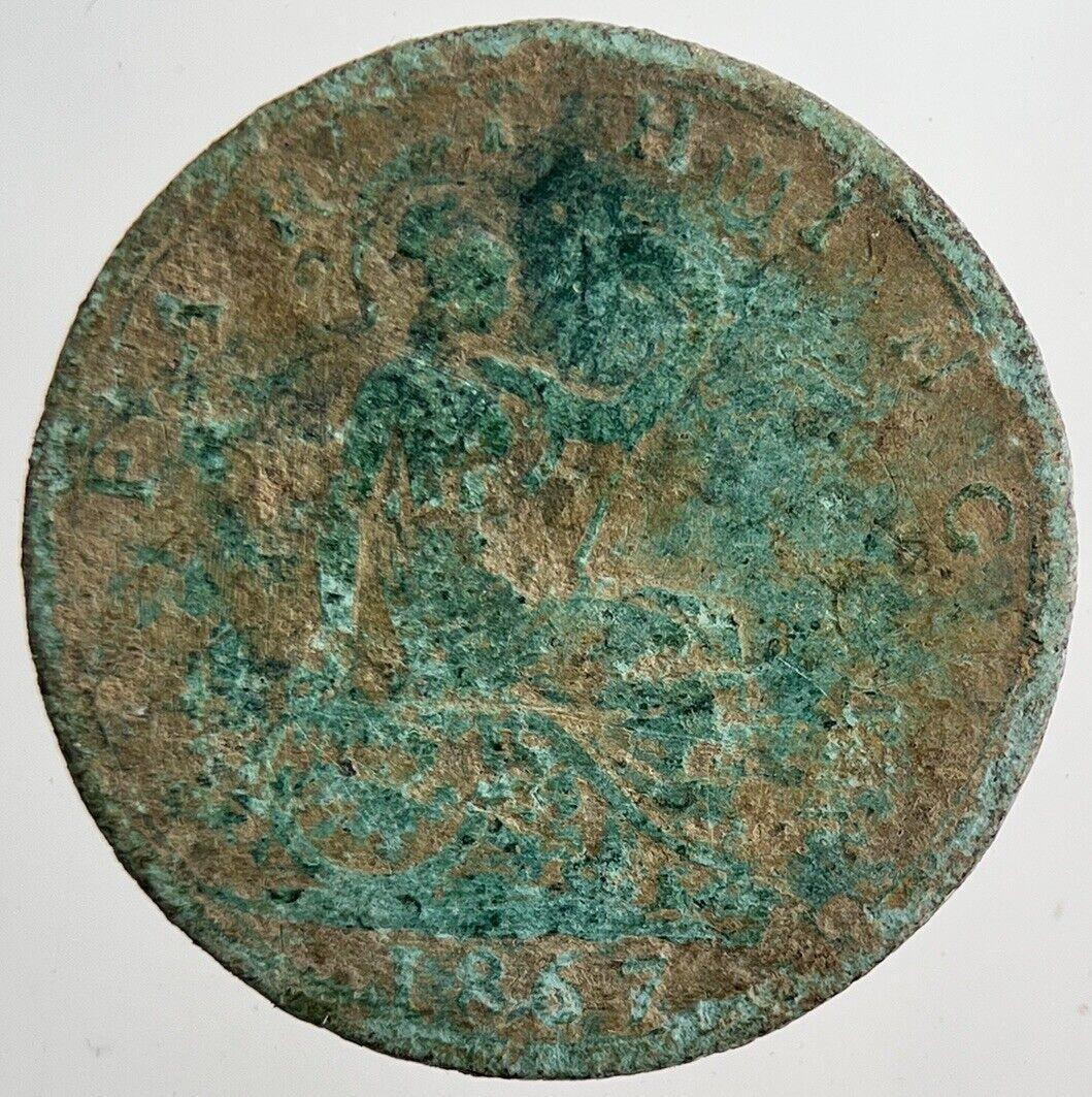 1867 Victoria Farthing Coin | Collectable Grade | a6164
