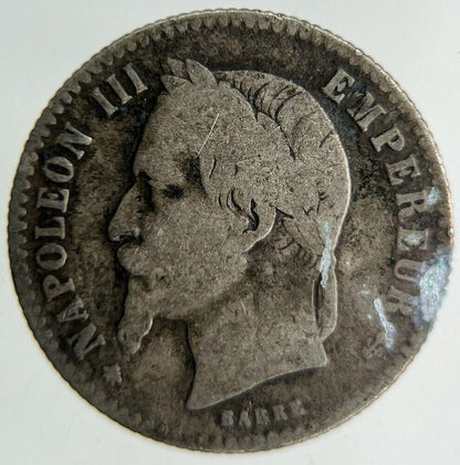 1867 France 50 Centimes Silver Coin | Collectable Grade