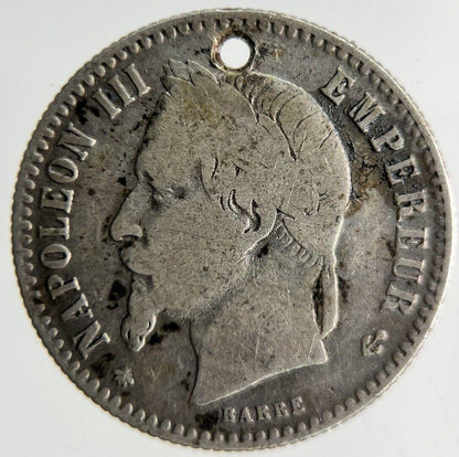 1867 France 50 Centimes Silver Coin | Collectable Grade