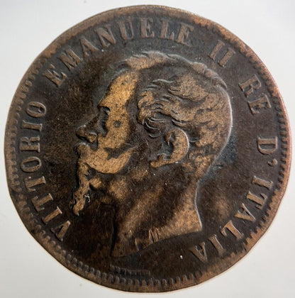 1867 Italy Italy 10 Centesimi Coin | Collectable Grade | a7262